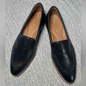 Aerosoles Comfortable Women’s East Side Black Leather Loafer Point Toe Sz 10 $38